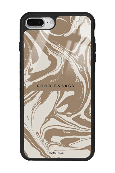 Spoyi iPhone 7 Plus - 8 Plus Good Energy Tasarımlı Glossy Telefon Kılıfı