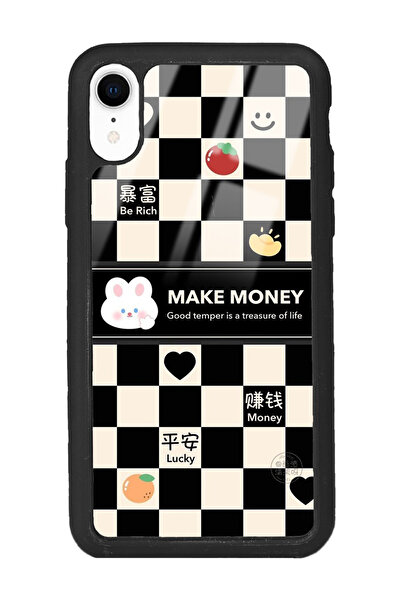 Spoyi iPhone Xr Make Money Tasarımlı Glossy Telefon Kılıfı
