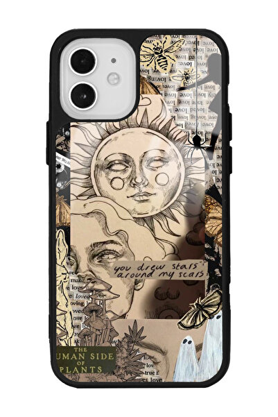 Spoyi iPhone 12 Güneş Tanrıça Tasarımlı Glossy Telefon Kılıfı