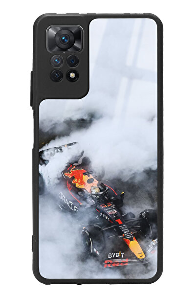 Spoyi Xiaomi Redmi Note 11 Pro Formula 1 Tasarımlı Glossy Telefon Kılıfı