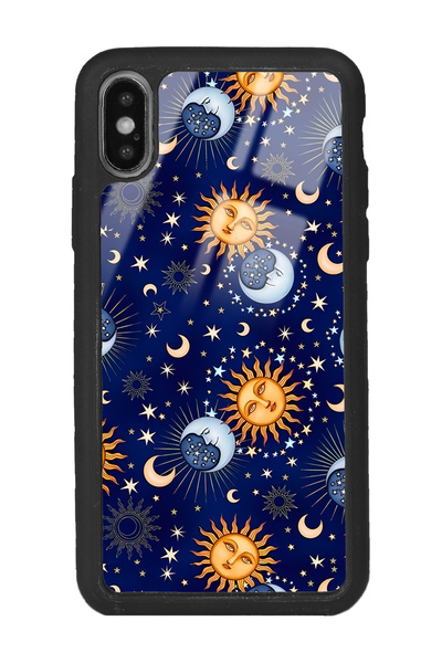 Spoyi حافظة هاتف لامعة بتصميم ليلي لهاتف iPhone Xs