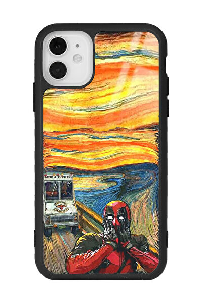 Spoyi iPhone 11 Deedpool Tasarımlı Glossy Telefon Kılıfı