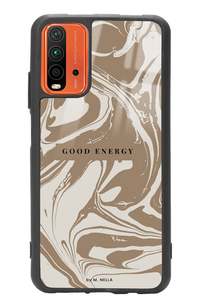 Spoyi Xiaomi Redmi 9T Good Energy Tasarımlı Glossy Telefon Kılıfı
