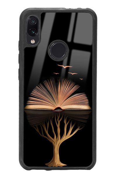 Spoyi Xiaomi Redmi Note 7 Kitap Tasarımlı Glossy Telefon Kılıfı