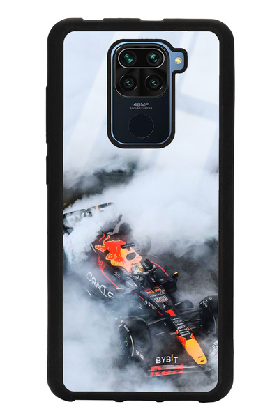Spoyi Xiaomi Redmi Note 9 Formula 1 Tasarımlı Glossy Telefon Kılıfı