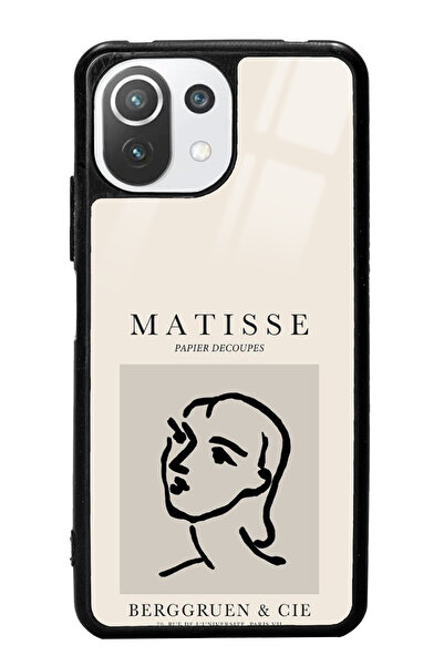 Spoyi Xiaomi Mi 11 Lite Matisse Papier Tasarımlı Glossy Telefon Kılıfı