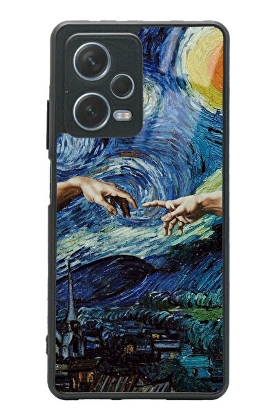 Spoyi Xiaomi Redmi Note 12 Pro 5g El Ele Tasarımlı Glossy Telefon Kılıfı