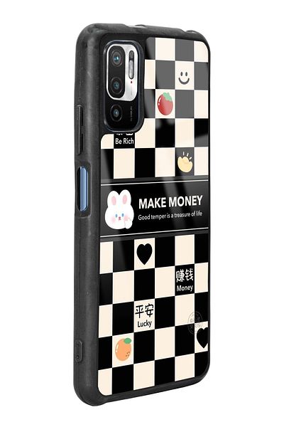 Spoyi حافظة هاتف لامعة بتصميم Xiaomi Redmi Note 10 5g Make Money