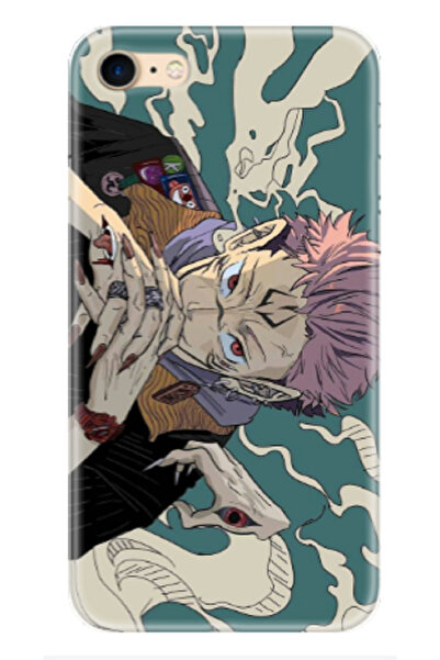 Newon حافظة لهاتف آيفون 7/8/se 2020 أنيمي سوكونا جوجوتسو كايسن مطبوعة حافظة هاتف