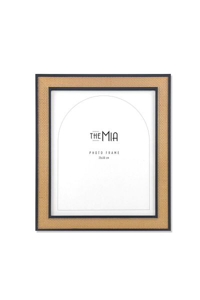 The Mia Retrato Photo Frame Black 30x25 cm