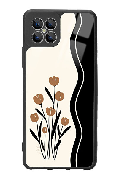 Spoyi Omix X600 Çiçek Motif Tasarımlı Glossy Telefon Kılıfı