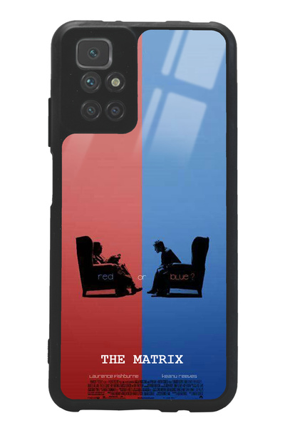 Spoyi Xiaomi Redmi 10 The Matrix Tasarımlı Glossy Telefon Kılıfı