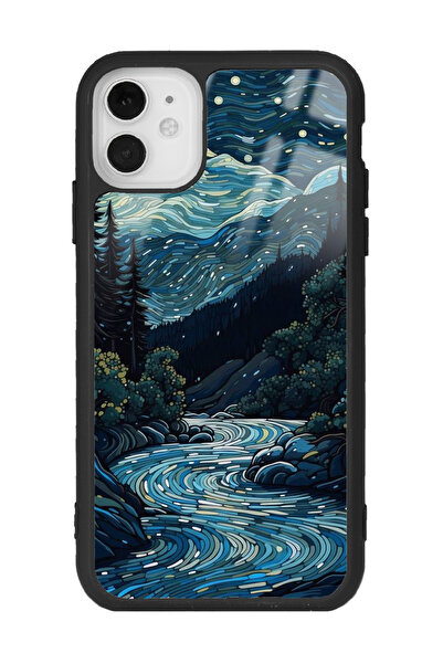 Spoyi iPhone 11 Night Tasarımlı Glossy Telefon Kılıfı