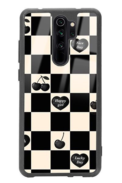 Spoyi Xiaomi Redmi Note 8 Pro Happy Girls Tasarımlı Glossy Telefon Kılıfı