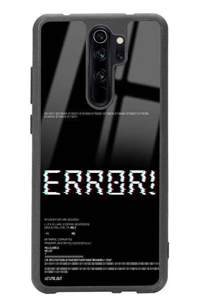 Spoyi Xiaomi Redmi Note 8 Pro Error Tasarımlı Glossy Telefon Kılıfı