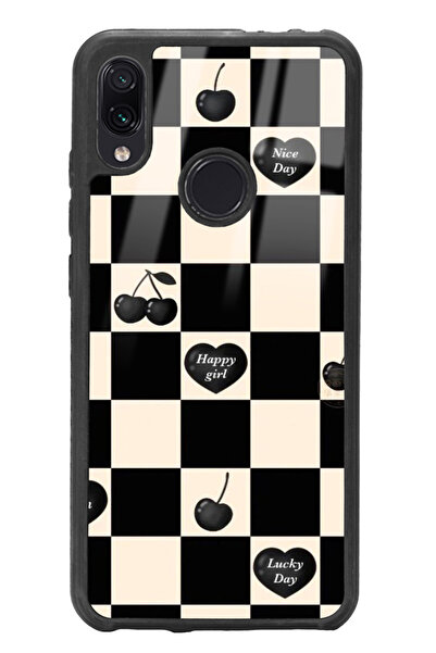 Spoyi Xiaomi Redmi Note 7 Happy Girls Tasarımlı Glossy Telefon Kılıfı