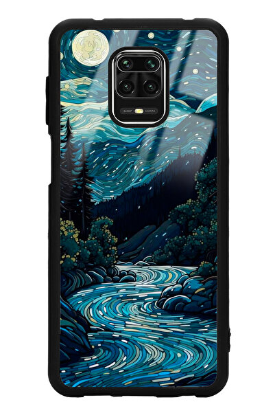 Spoyi Xiaomi Redmi Note 9 Pro Night Tasarımlı Glossy Telefon Kılıfı