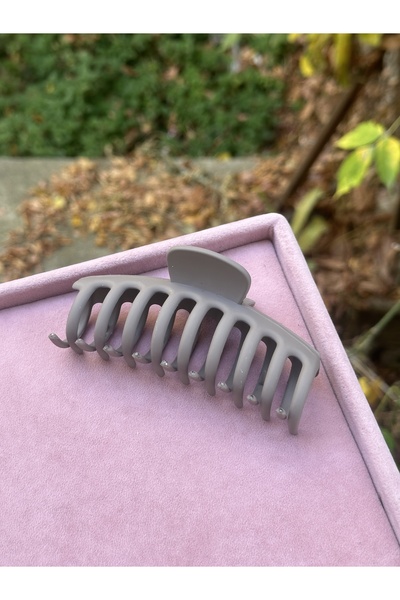 incix accessories Kadın Çok Dişli Mat Kaplama Akrilik Mandal Toka