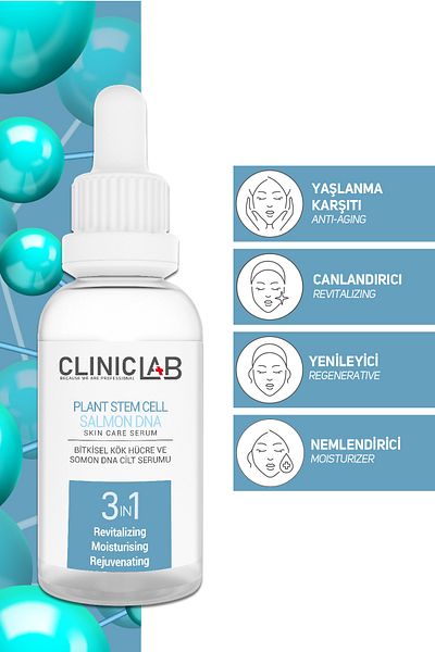 Cliniclab Anti-Aging Skin Serum with Herbal Stem Cell and Salmon Dna 30 ml