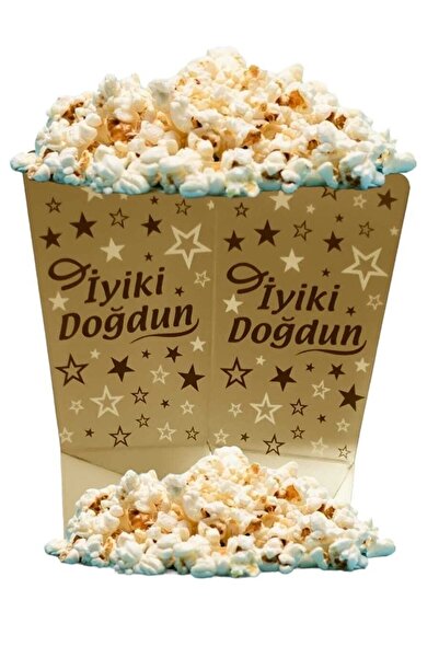 Dizayn Parti Evi صندوق ذهبي لعيد الميلاد المجيد مكون من 8 قطع بنمط نجمة سوداء...