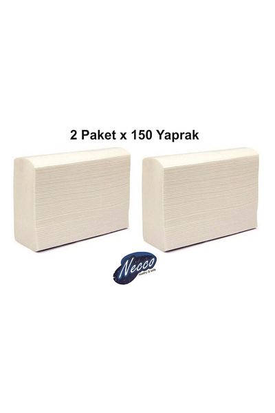Necco 2 Pk150 Sheets Z Fold Dispenser Towel