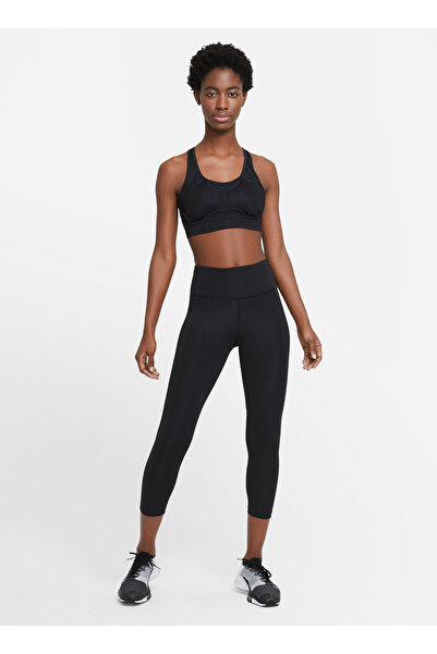 Nike Siyah Kadın Tayt CZ9238-010W NK DF FAST CROP