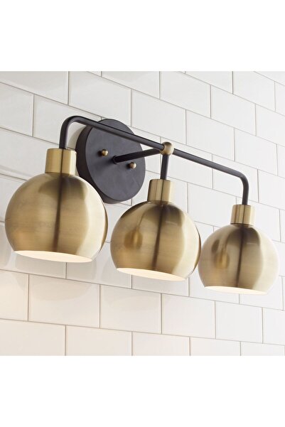 Rsylight Rsyligt Retro Metal Antique Coating Decorative 3-Piece Ceiling Wall Decorative Vintage Rustic Sconce