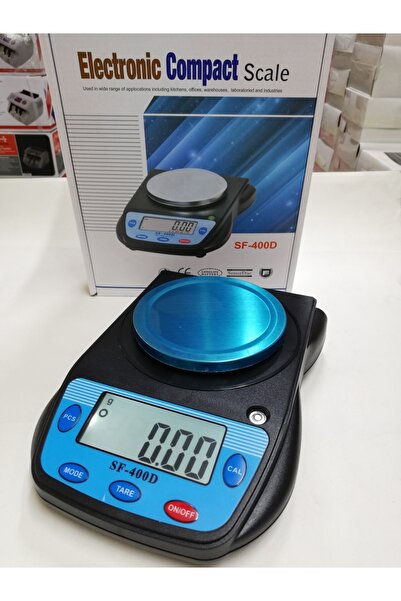 BURAKKUTU HASSAS TERAZİ SF 400D LCD DİJİTAL GÖSTERGELİ ELEKTRONİK 0.01gr Ecza...
