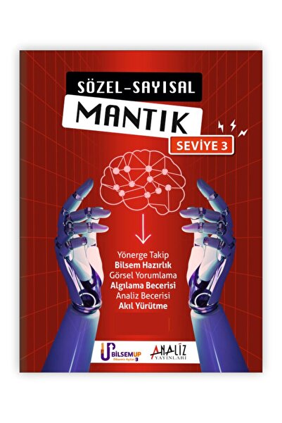 Analiz Yayınları BİLSEM SÖZEL-SAYISAL MANTIK SEVİYE-3