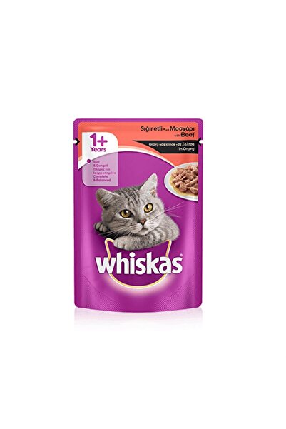 Whiskas Whiskas Pouch Sığır Etli Yetişkin Kedi 85 GR X24