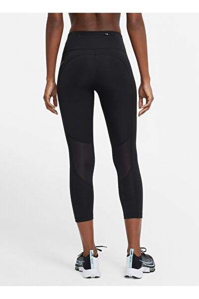 Nike Siyah Kadın Tayt CZ9238-010W NK DF FAST CROP