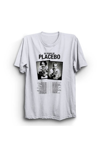 The Fame Placebo, 20 de ani de placebo, tricou trupa de muzică rock metal