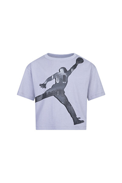 Nike Dečija siva okrugla kragna Štampano T-shirt 45B866-G5QJDG ESSENTIALS AOP...