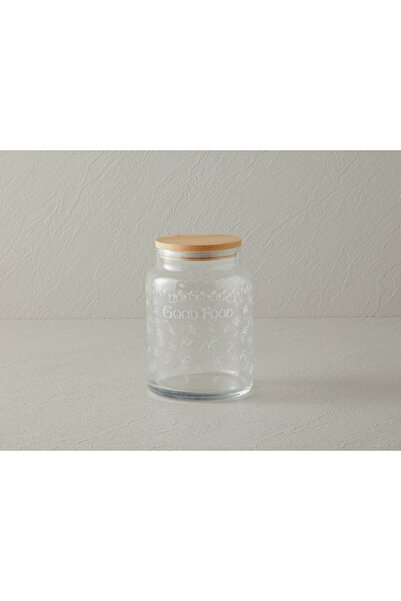 English Home Good Food Cam Kavanoz Şeffaf