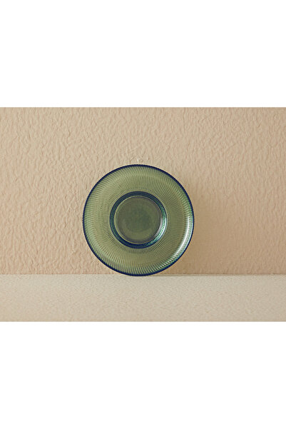 English Home Luke Cam Çay Tabağı Yeşil