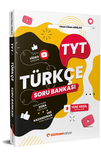 Uzman Kariyer Yayınları 2024 TYT Türkçe Soru Bankası Yeni Nesil Sorular | Umu...
