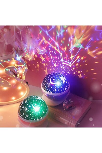 HEDİYEBİZİZ STAR MASTER Star Lightning Renkli Yıldızlı Gökyüzü Projeksiyon Ge...