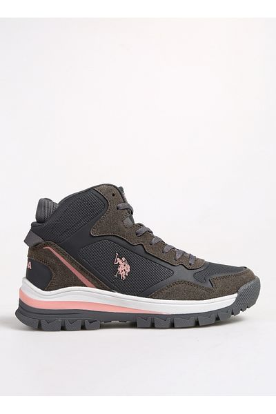 U.S. Polo Assn. Πόλο Ασν. Γκρι 3W Sagan Hi WMN 3PR Γυναικείες Μπότες