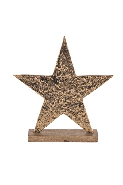 Eglo 427114 "BALIGUIAN" 27 Cm Yüksekliğinde Alüminyum, Ahşap Dekoratif Obje B...