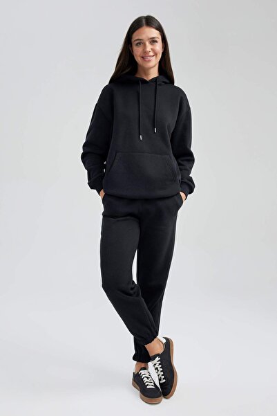 DeFacto Γυναικείο Φούτερ - W8071AZ/BK81