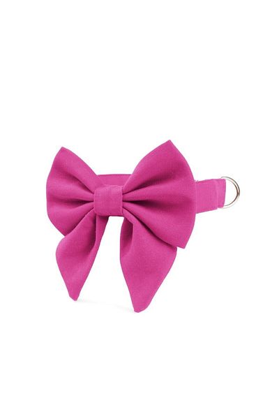 Lusi Doog Pink Female Bow Tie Dog Collar