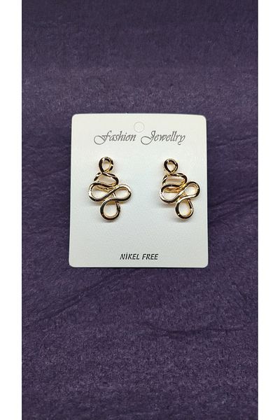 Candy Spiral Patterned Earrings