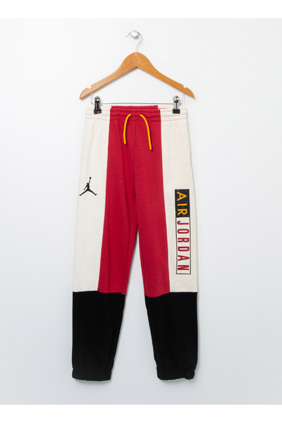 Nike بنطال رياضي مطاطي أحمر للأطفال 95B776-R2SJDB PAPRIKA FT PANT