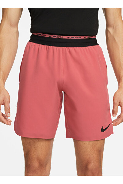 Nike أحمر - وردي شورت رجالي بقصة عادية DD1700-655 M NK DF NPC FLX RP 8UL S