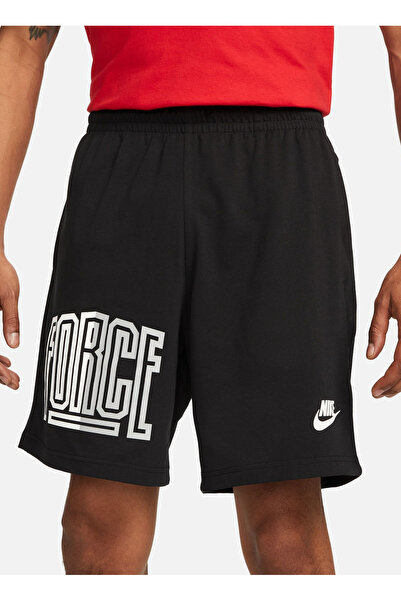 Nike Чорний - Сірий - Срібний Чоловічі шорти Regular Fit FB6957-010 M NK DF S...