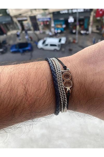 Herşey Nota 100.Year Elevator String Bracelet Silver 1 piece