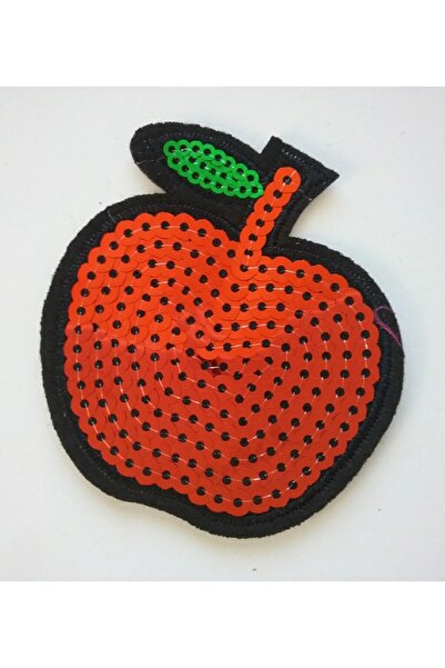 Armada تفاح أحمر قابل للالتصاق بالحديد هوت فيكس 6 سم * 7 سم