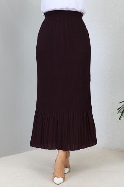 benguen 205 - Pleated Hijab Skirt Purple