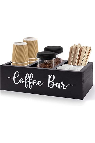 temamall منظم زاوية القهوة، 35x17 سم ارتفاع 10 سم