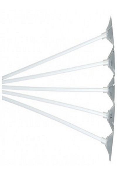 Kazanabil BALLOON STICK SET WHITE 100 PIECES